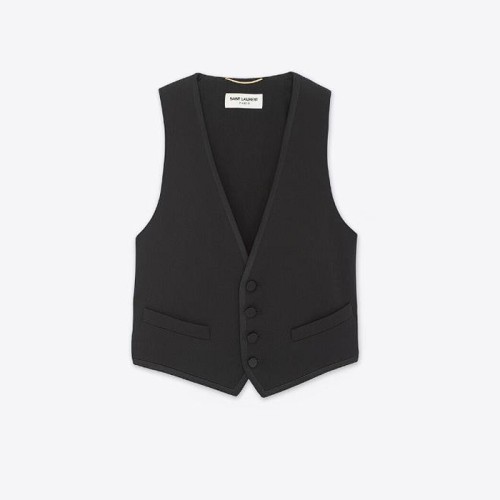 [Saint Laurent] 생로랑 그랑 드 뿌드르소재의 롱 턱시도 베스트 23070640
