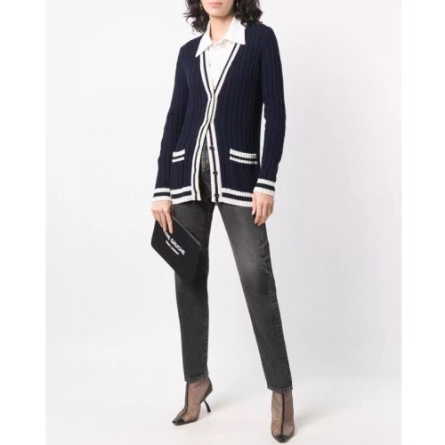 [Saint Laurent] 생로랑 브이넥 니트 가디건 22011931