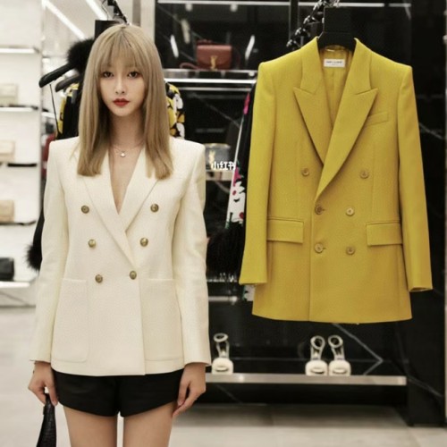 [Saint Laurent] 생로랑 양모 블레이저 21082642