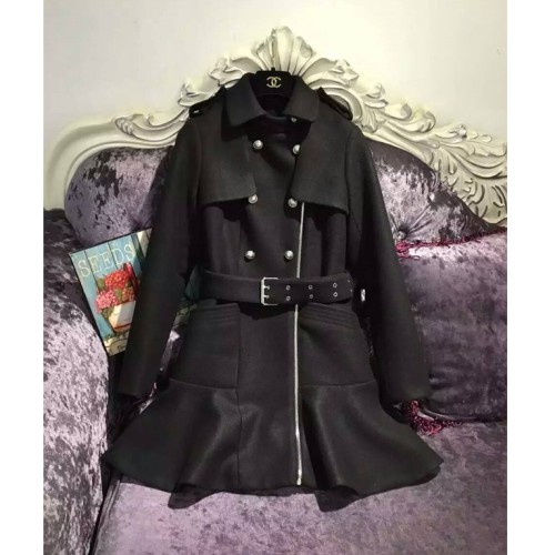 [Saint Laurent] 생로랑 울모직 코트
