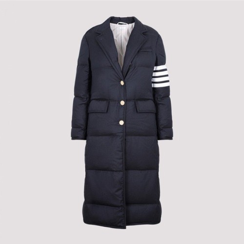 [Thom Browne] 톰브라운 Wool Back Tab Overcoat FOD070X.00626-415 NAVY