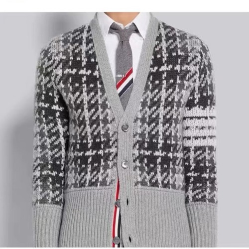 [Thom Browne] 톰브라운 남/여 자카드 니트 가디건 22100851