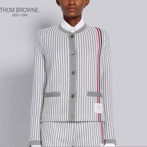 [Thom Browne] 톰브라운 스트라이프 니트 카디건 22071861