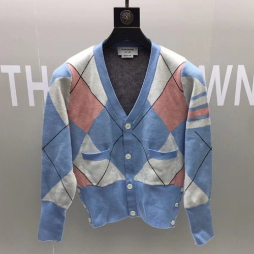 [Thom Browne] 톰브라운 아가일 니트 가디건 19032831
