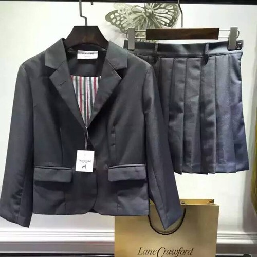 [Thom Browne] 톰브라운 그레이 여성 수트세트