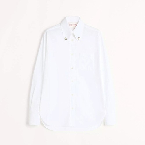 [Valentino] 발렌티노 코튼 포플린 셔츠 6B3AB7805A6_001