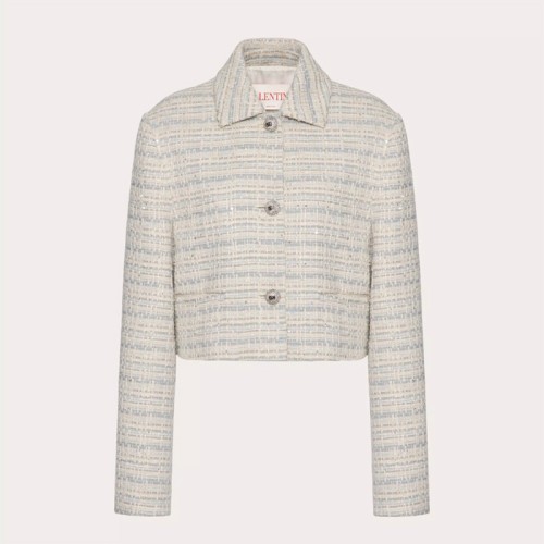 [Valentino] 발렌티노 DELICATE TWEED JACKET 5B3CE3M28ND_Z3J