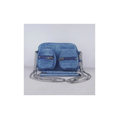 Alexanderwang 63471 알렉산더왕 chain zip - 데님블루