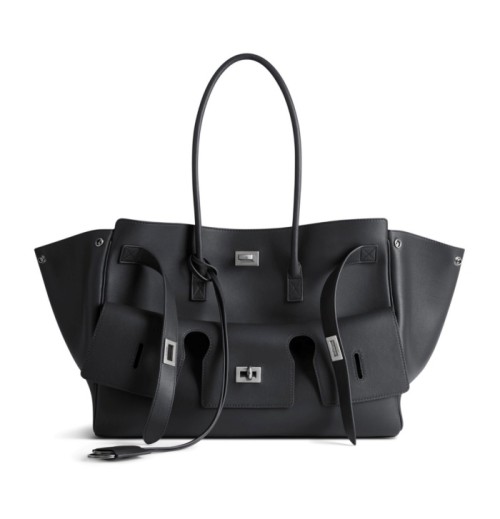 [Balenciaga] 발렌시아가 벨 에어 캐리 올 백 미디엄 블랙 8054812
