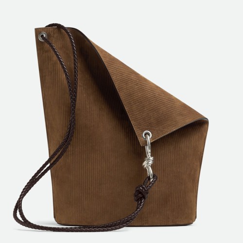 [Bottega Veneta] 보테가 베네타 코듀로이 미디엄 놋 버킷 755083V38S22290