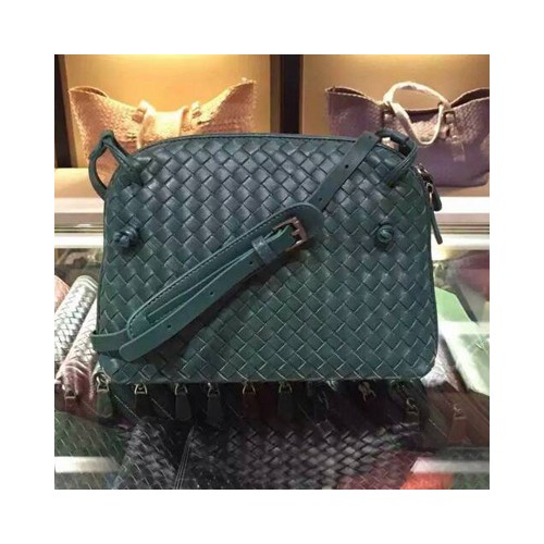 [Bottega Veneta] 보테가 베네타 위빙크로스백(그린블루)