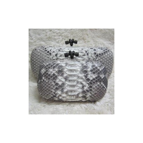 Bottega Veneta 보테가베네타 6688 그레이 비단뱀무늬