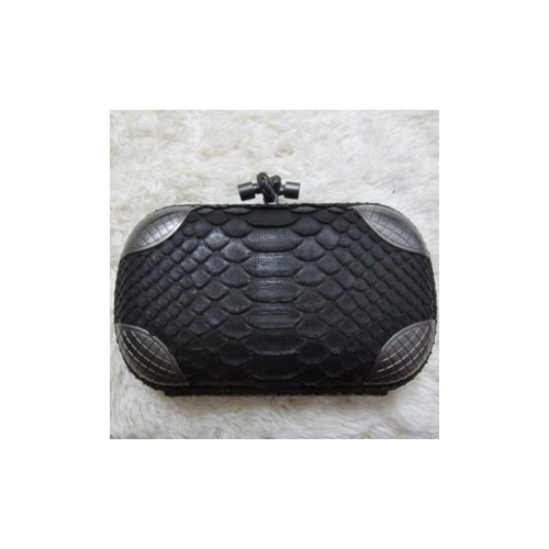 Bottega Veneta 보테가베네타 6666 블랙 비단뱀무늬