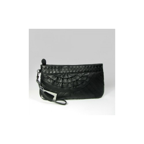 Bottega Veneta Nappa Clutch Black [87626]