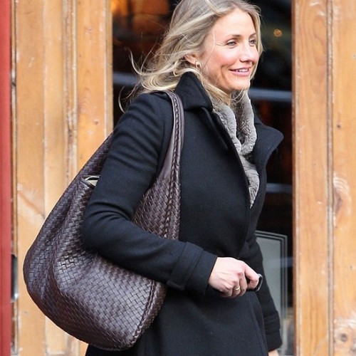 Bottega veneta double hobo lambskin