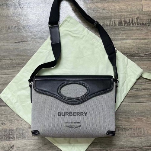 [Burberry] 버버리 호스페리 프린트 캔버스 포켓 메신저백 21072041