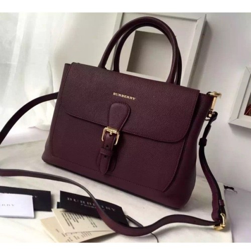 [Burberry] 버버리 카프스킨 새들백