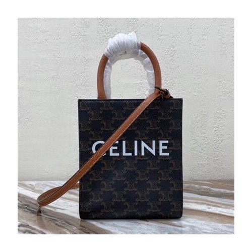 [Celine] 셀린느 스몰 카바스 트리오페 미니 캔버스 크로스 토트백 191543
