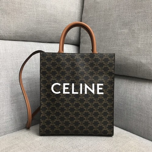 [Celine] 셀린느 스몰 카바스 트리오페 캔버스 크로스 토트백 191542-1