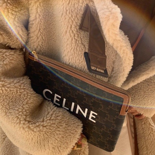 [Celine] 셀린느 트리옴페 캔버스 클러치백 19121131