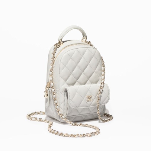 [Chanel] 샤넬 그레인 카프스킨 클래식 미니 백팩 AP3753-B10583-NAAUH