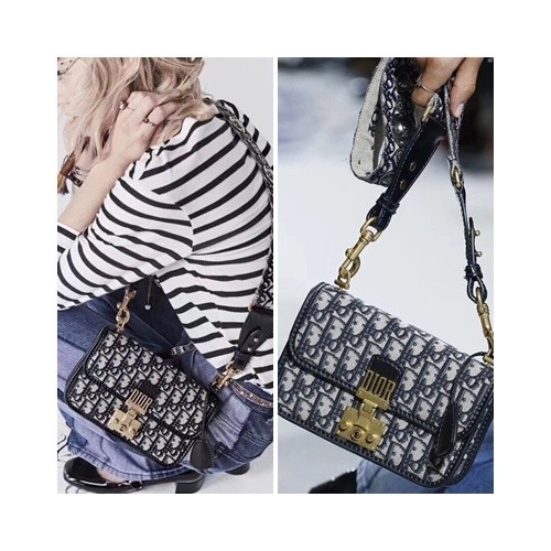 [Dior] 디올 패브릭 어딕트 플랩 백 DI- M5818