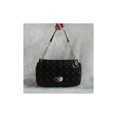 Dior 8015 디올 숄더백 블랙 (양가죽)