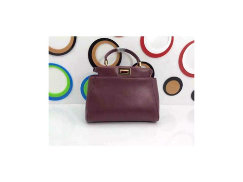 [FENDI] 펜디 피카부 미니 백 (버건디)