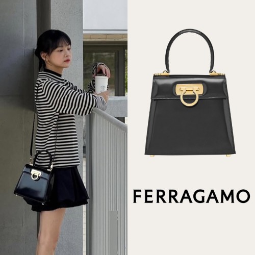 [Ferragamo] 페라가모 아이코닉 탑핸들 S 749021