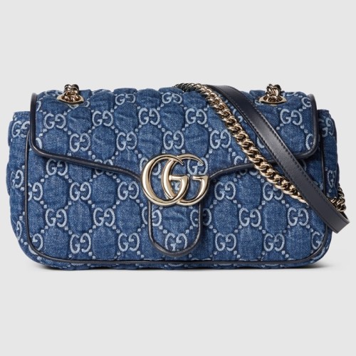 [Gucci] 구찌 GG 마몽 스몰 숄더백 443497 FADH1 4143