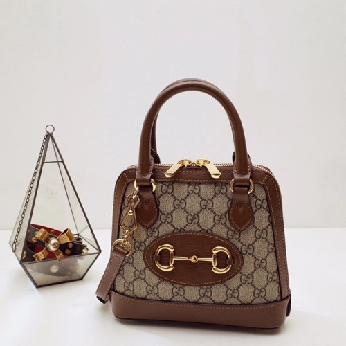 [Gucci] 구찌 홀스빗 1955 미니 탑 핸드백 640716