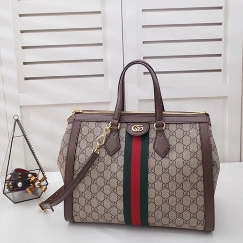 [Gucci] 구찌 디피아 GG슈프림 미듐 탑 핸들 524537