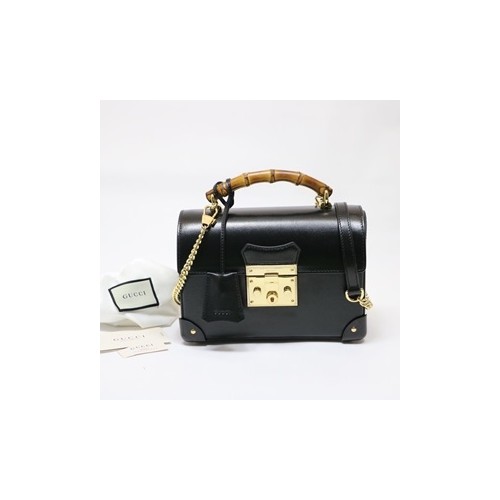 [Gucci] 구찌 패드락 스몰 뱀부 숄더백 603221