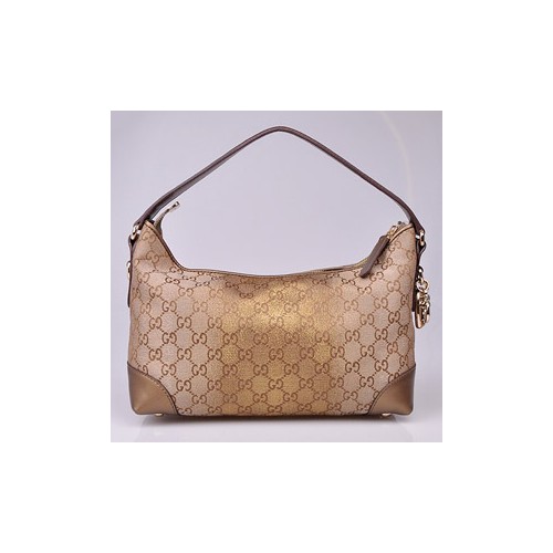 GUCCI 269959 골드가죽&골드원단 숄더백