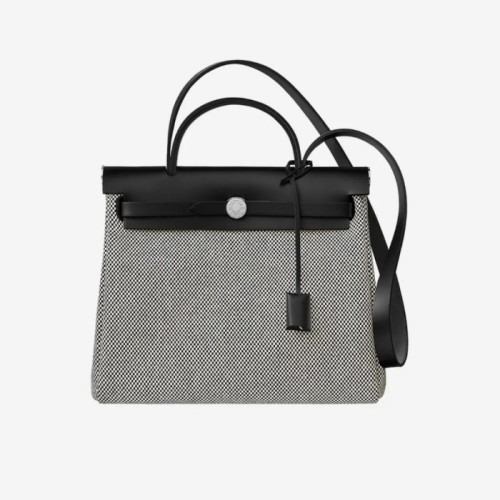 [Hermes] 에르메스 에르백 31 에크루 느와르 은장 H079092CKAB