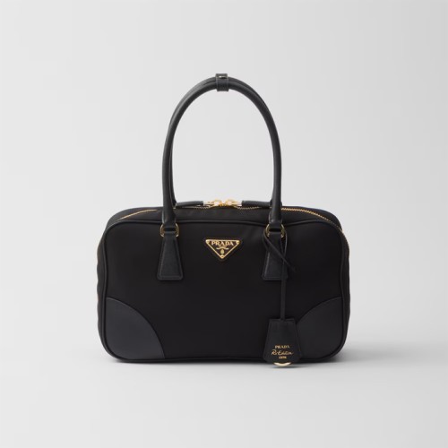 [Prada] 프라다 리에디션 1978 미디엄 리나일론 및 사피아노 가죽 투핸들 백 1BB121 / 1BB115