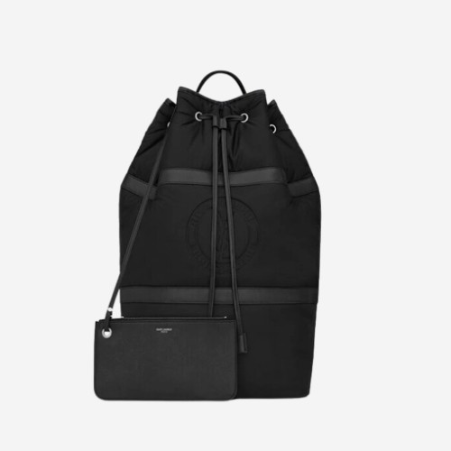 [Saint Laurent] 생로랑 리브 고쉬 슬링 백 에코닐 블랙 734682