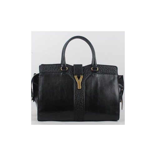YSL 708 카바시크[양가죽] 라지 투톤 블랙