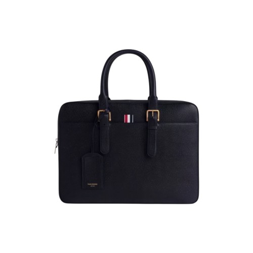 [Thom Browne] 톰브라운 페블 그레인 레더 비지니스 백 블랙 MAG045A-00198-001