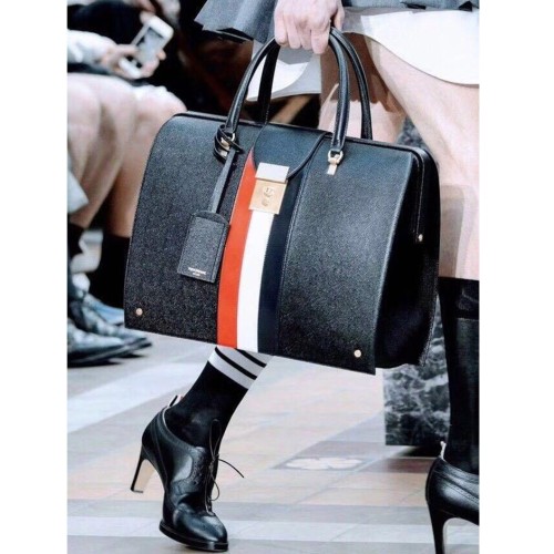 [Thom Browne] 톰브라운 폴리셰 가죽 토드백