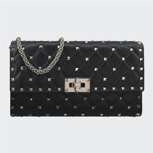[Valentino] 발렌티노 락스터드 스파이트 체인 숄더백 4W2B0137 NAP 0NO