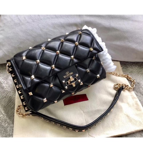 [Valentino] 발렌티노 가르바니 락 스터드 체인 숄더백 20092134
