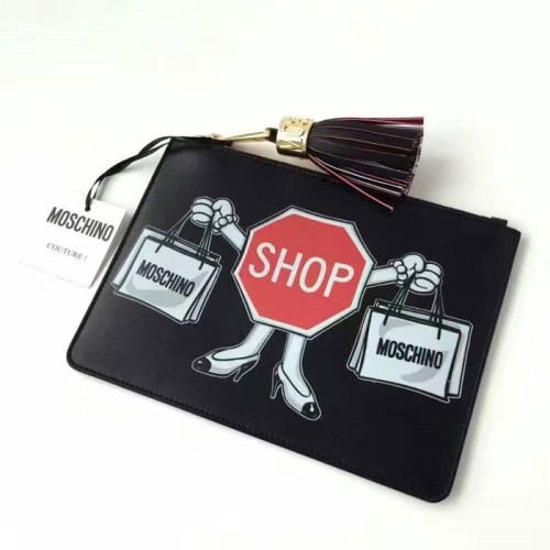 [Moschino] 모스키노 테슬 클러치