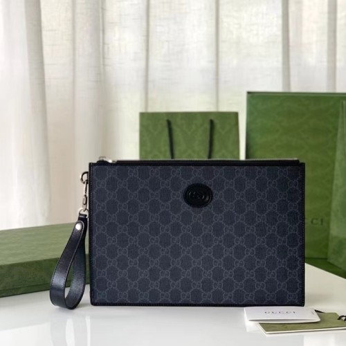 [Gucci] 구찌 인터로킹 GG 파우치 672953