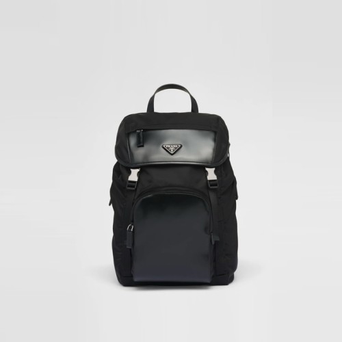 [Prada] 프라다 리나일론 사피아노 가죽 백팩 2VZ135