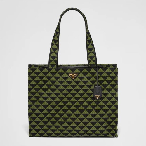 [Prada] 프라다 자수 패브릭 심볼 백 2VG106_2FKL_F0G5R_V_OOO