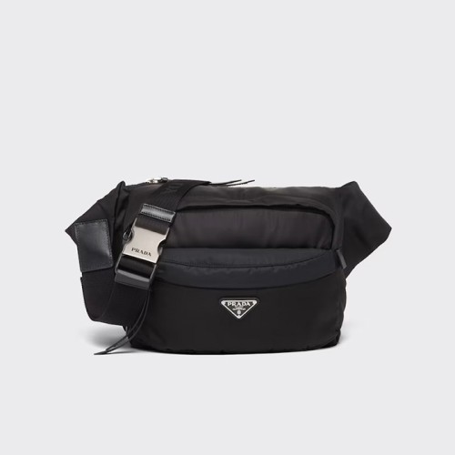 [Prada] 프라다 리나일론 및 가죽 숄더 백 2vh038