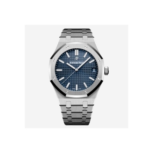 [AUDEMARS PIGUET] 오데마 피게 로얄 오크 셀프와인딩 41mm 스틸 브레이슬릿 블루 15500ST-OO-1220ST-01