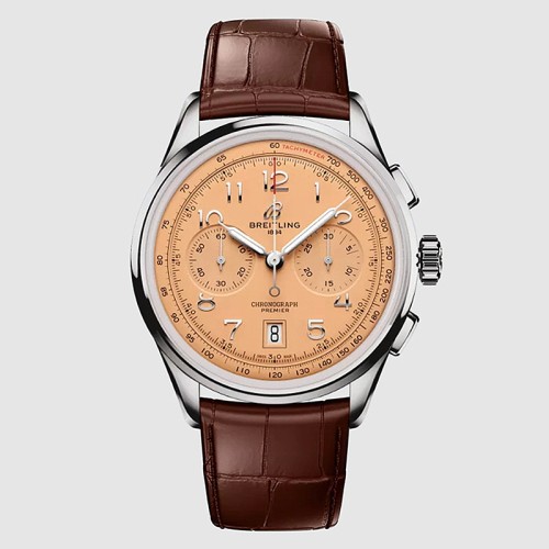 [BREITLING] 브라이틀링 프리미에르 B01 크로노그래프 42 오토매틱 시계 AB0145331K1P2