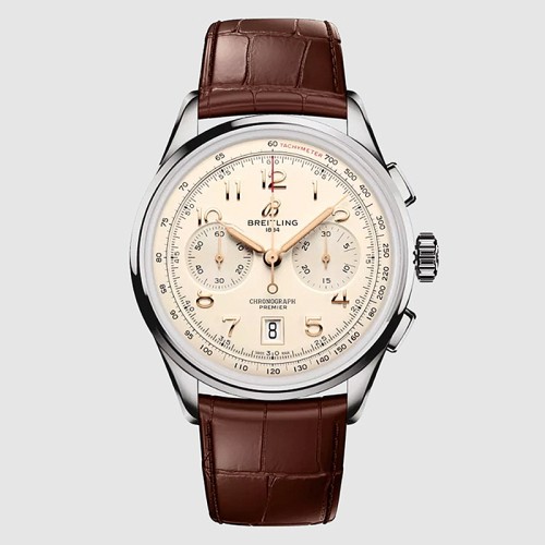 [BREITLING] 브라이틀링 프리미에르 B01 크로노그래프 42 오토매틱 시계 AB0145211G1P2